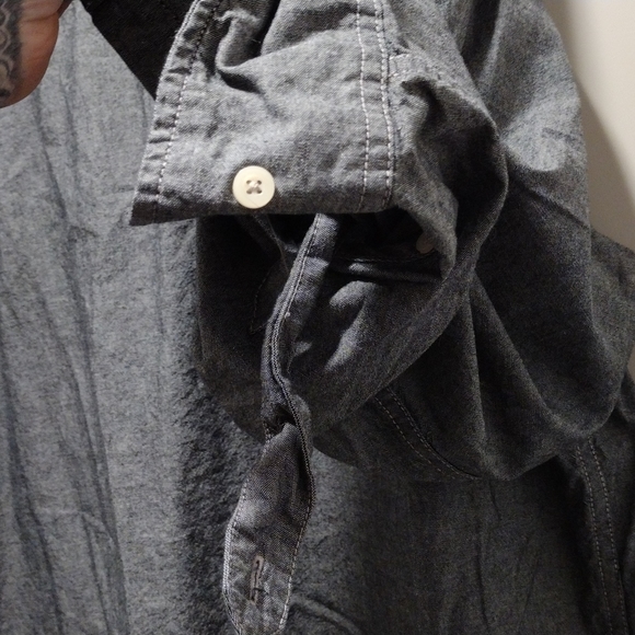Xxl "Red Camel" brand charcoal gray Long sleeve button down shirt - Picture 10 of 14